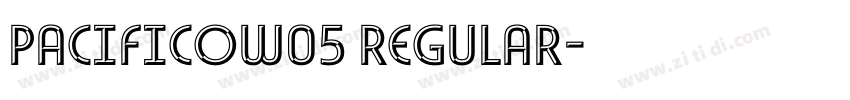PacificoW05 Regular字体转换 PacificoW05 Regular字体转换